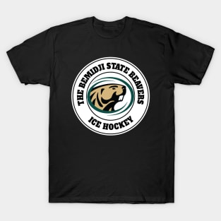 the classic bemidji ice hockey team white background T-Shirt